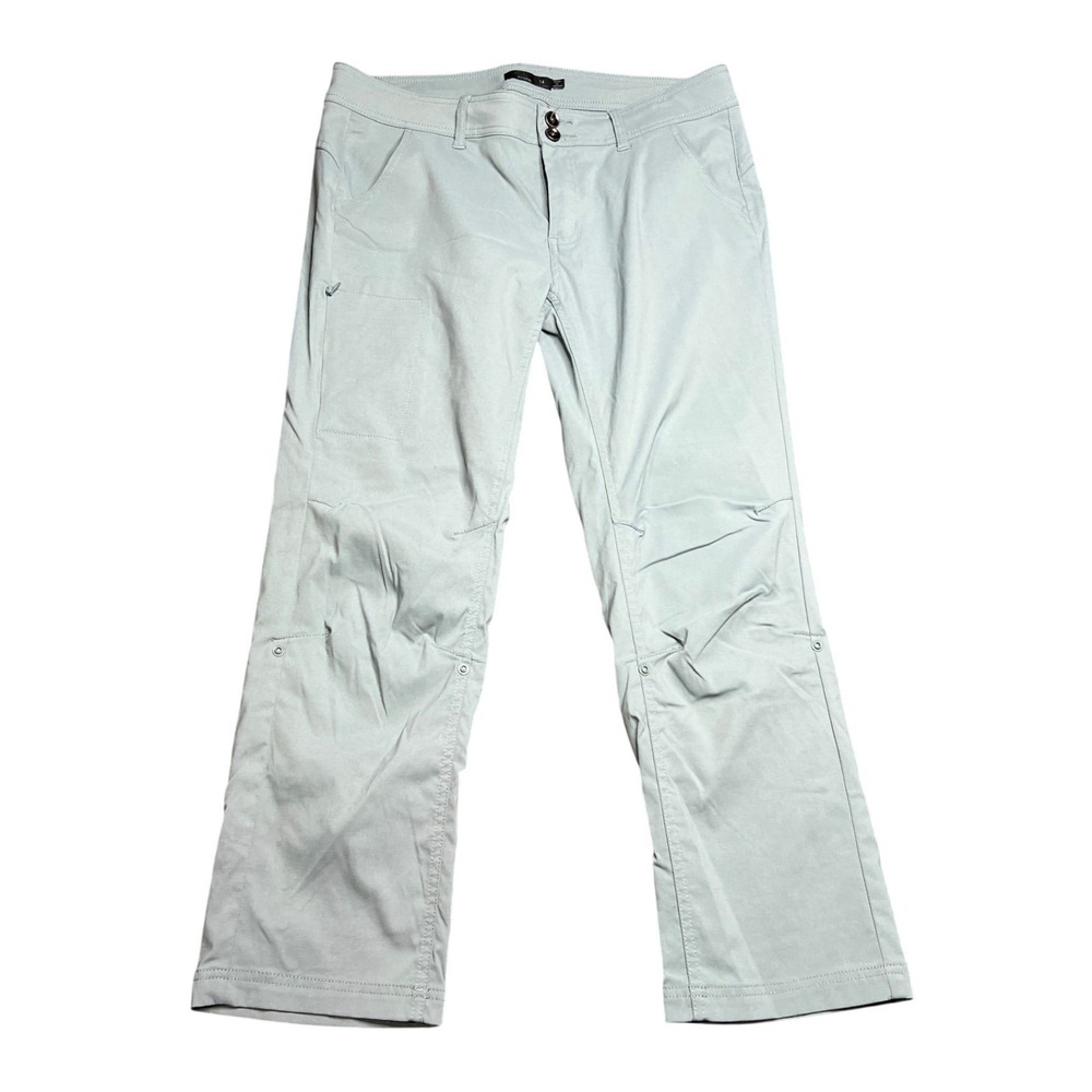 Prana Women's Light Gray Convertible Trousers